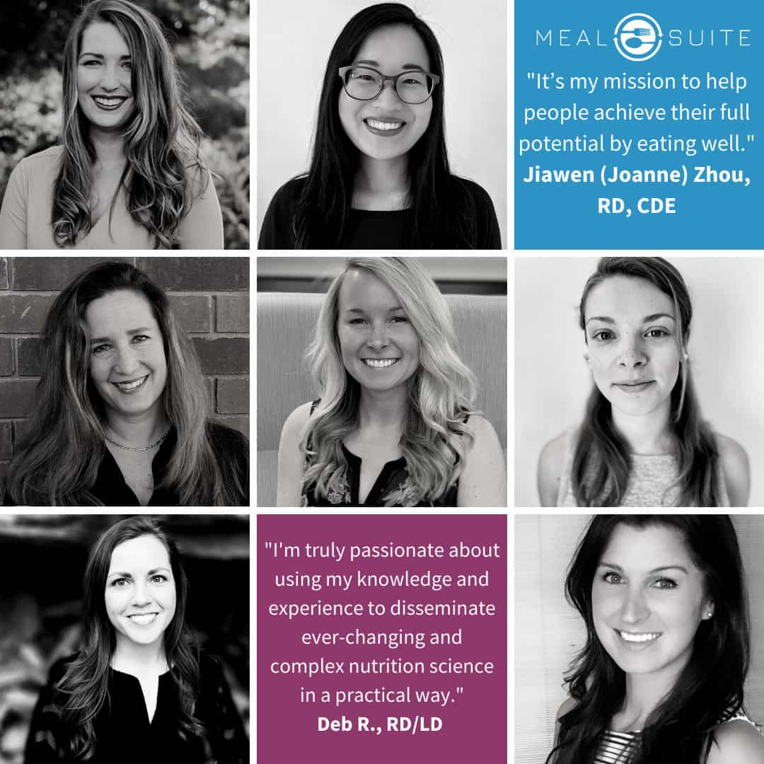 Industry Experts Grid containing black and white photos of MealSuite<sup>®</sup> industry experts