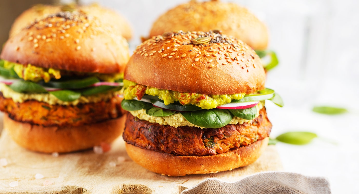 Meatless Meatless burger on a bun