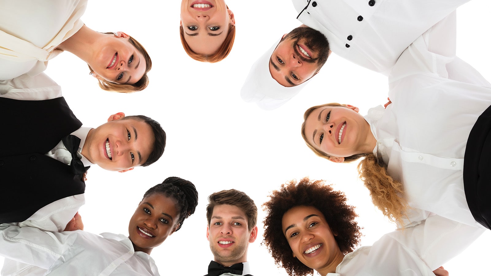 The onboarding process CAll center business woman talking on phone